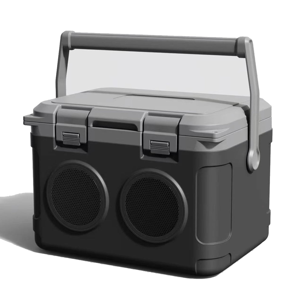 GETUHAND camp cooler 22qt with lid open for quick drinks on outdoor adventures.