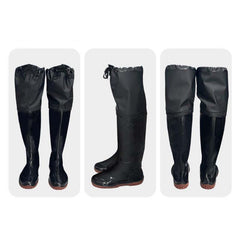 Getuse waterproof PVC with knitted lining keeps you dry in muddy rice paddies.