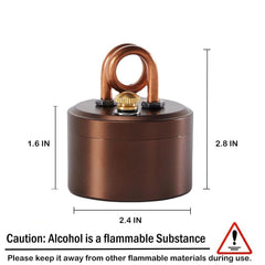Gexdes mini alcohol stove durable shell emphasizes rugged, corrosion-resistant construction for outdoors
