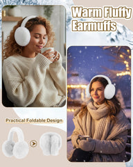 Geyoga padded earmuffs closeup highlights comfortable ear coverage in wind