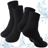 Geyoga waterproof socks outer layer helps keep feet dry during hikes and outdoor work.