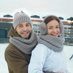 Geyoga winter warm set earmuffs fitted for wind protection and comfort.