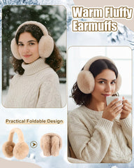Geyoga ear muffs cushion the ears for comfortable warmth in wind