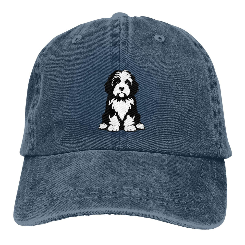 GEZHONU Bernedoodle funny hat front view for casual style and playful conversations.