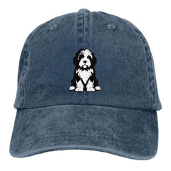 GEZHONU Bernedoodle funny hat front view for casual style and playful conversations.