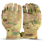 G & F Lightweight Camouflage Hunting Gloves – front view