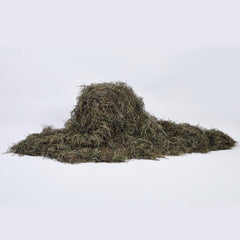 Ghillie Suits Blanket features knotted 1x1 inch netting for durable camouflage.