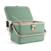 Ghosthorn 14L green fishing cooler with front angle view