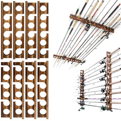 Ghosthorn 24-rod wall-mount rack keeps gear organized for easy access.