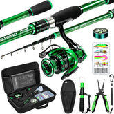 Ghosthorn graphite telescopic rod — lightweight, portable setup for on-the-go freshwater fishing