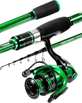 Ghosthorn graphite telescoping rod extended for travel-friendly performance and sensitivity.