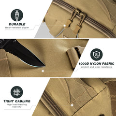 Ghosthorn MOLLE gear storage keeps pliers and clips within easy reach.