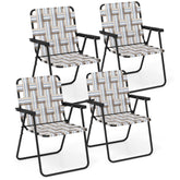 Giantex folding director chair for outdoor comfort.
