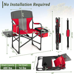 Giantex cooler-bag keeps beverages cold during outdoor activities.