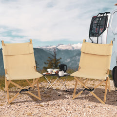 Giantex beige backrest adjustment highlights customizable comfort outdoors