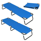 Giantex folding camping cot for adults with elevated design keeps you off damp ground.