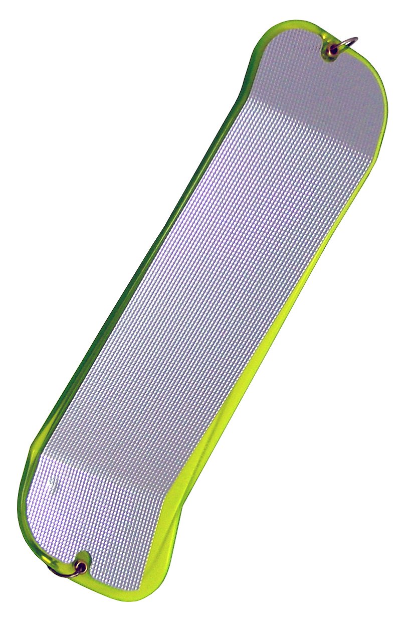 Gibbs-Delta Highliner Flasher chartreuse 11-inch delivers lifelike darting action.