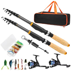 GIFY fishing rod and reel combo demonstrates a beginner-friendly setup for easy angling.