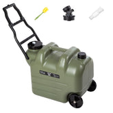 GIGYES 7.4 gallon water jug with wheels for easy transport on hikes