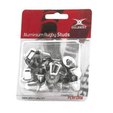 Gilbert aluminum boot studs 15mm and 18mm—easy replacement for rugby boots.