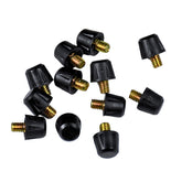 Gilbert Prolite plastic studs on turf surface deliver enhanced traction for quick cuts.