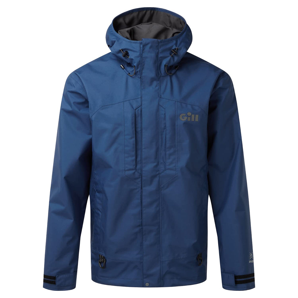 Gill Aspect Jacket hood with vortex technology stays in place during high-movement outdoor activity