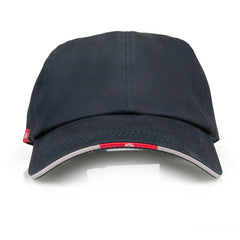 Gill Marine Cap Navy logo embroidery detail adds nautical branding