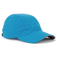 Gill Regatta Cap in blue showing UV protection for sunny sailing sessions.