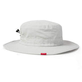 Gill water-resistant marine sun hat with wide brim protects eyes and neck on sunny days.