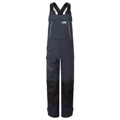 Gill Womens OS2 trousers front view showing waterproof outer shell for wet-weather sailing