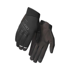 Giro Cascade Winter Gloves in black, size S, windproof warmth for cold-season rides.