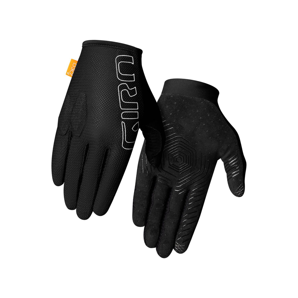 Giro Rodeo Dirt Gloves in black, size M, enhanced grip and protection for enduro riding.