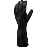 Giro Vulc backhand view showing windproof softshell for cold rides