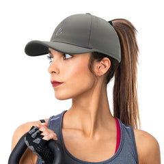 Gisdanchz running hat with ponytail hole for comfortable ponytail support during workouts.
