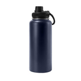 GJV 32oz bottle with handle in stainless steel for easy carrying.