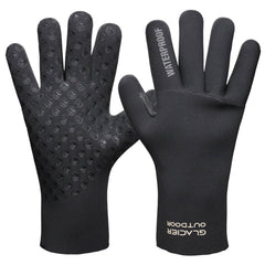 Glacier Glove HydroGrip Max exterior nylon laminate provides durable outdoor protection.