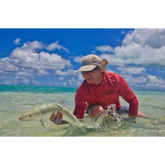 Glacier Glove Mojave Sun Hat Khaki - back view with neck shade