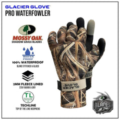 Glacier Glove Pro Waterfowler demonstrates Touchrite fingertips for small object handling.