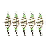 GladyStore Bait Traps - stainless steel carp feeder in gold