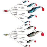 GLL umbrella rig 5 arms kit overview for versatile bass trolling