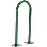 Global Industrial U-Rack Bike Rack front view shows two-bike upright storage