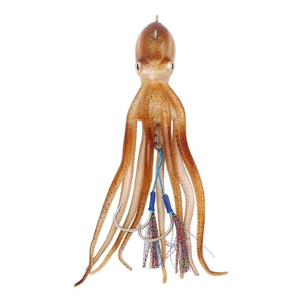 GLOGLOW Simulation Squid Jig lure with ink tablets for multi-species fishing