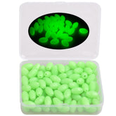 Glow Fishing Beads 120pcs green color