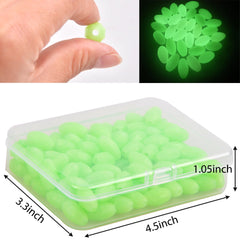 Glow Fishing Beads 120pcs white color