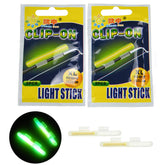 Night fishing glow sticks clipped to rod tip, L size (2.7x3.2mm)