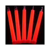 Glow With Us 100 red glow sticks pack for vibrant event lighting.