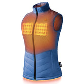 Gobi Heat Dune vest front view showing even heat distribution for all-day warmth