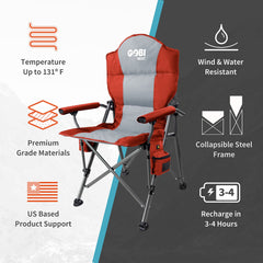 Gobi Heat Terrain battery panel supports long heating sessions