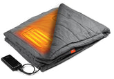 Gobi Heat Zen Mist blanket folded for compact travel warmth.