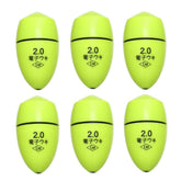 Gofidin 6Pcs electronic floating floats green closeup